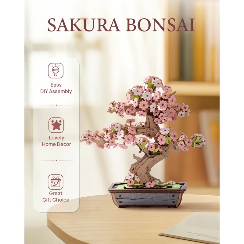 Sakura Bonsai kit en bois