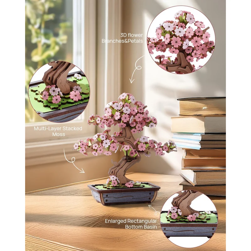 Sakura Bonsai kit en bois