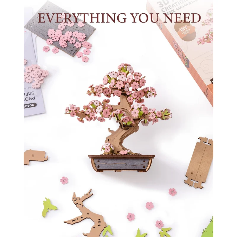 Sakura Bonsai kit en bois