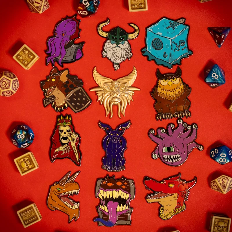 Dungeons & Dragons Mystery Pin