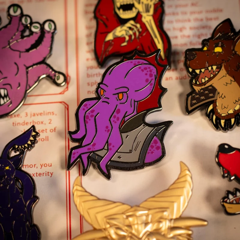 Dungeons & Dragons Mystery Pin
