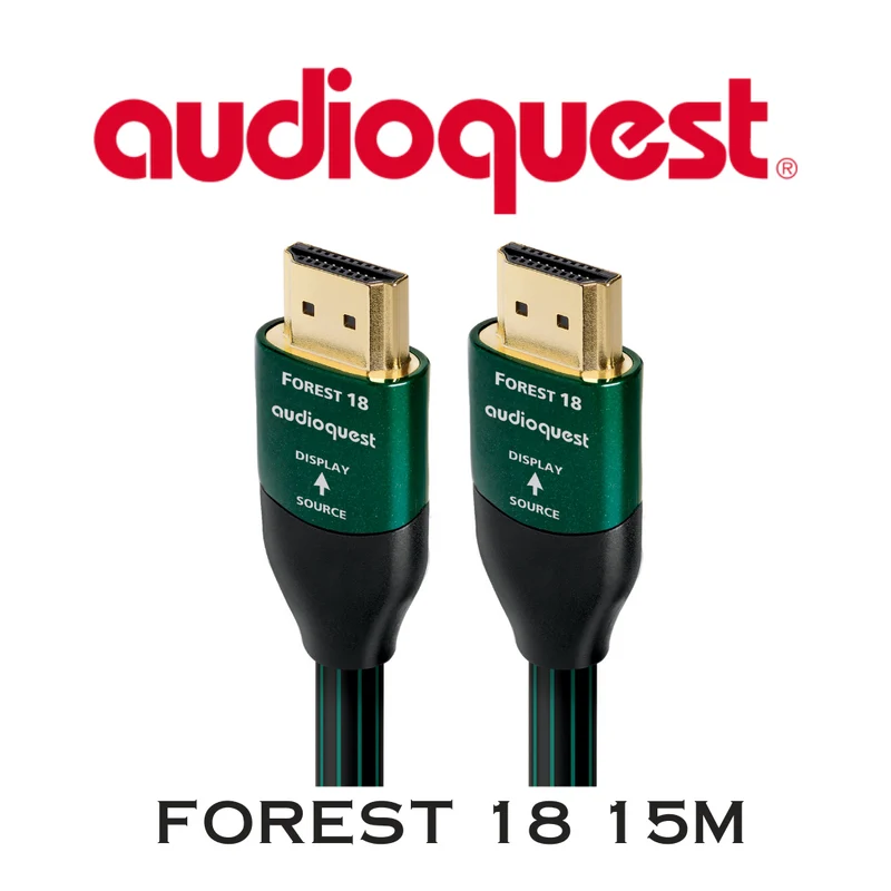 AudioQuest Forest 18 - Câble HDMI 18Gbps/48Gbps 8K-10K 0.5% argent