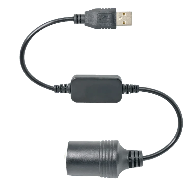 Convertisseur USB vers prise allume-cigare 12V 800mA