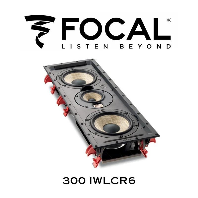 Focal 300 IWLCR 6 – Enceinte murale encastrable 3 voies haute fidélité