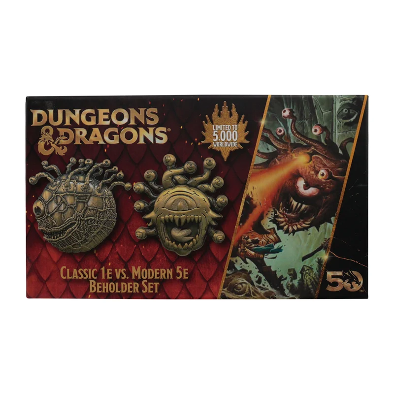Dungeons & Dragons 50th Anniversary Médailles Beholder Set de 2 pièces