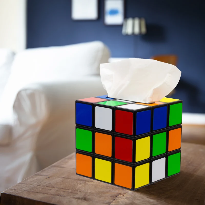 Boîte à mouchoirs Rubik's Cube de Big Bang Theory