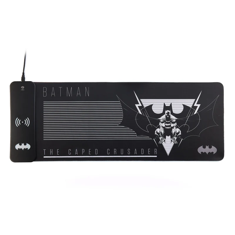 DC Comics Batman XL Tapis de souris pour gamer avec chargeur sans contact
