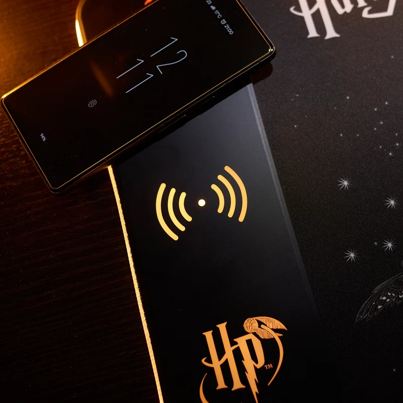 Tapis de souris gamer Harry Potter XL avec chargeur sans contact