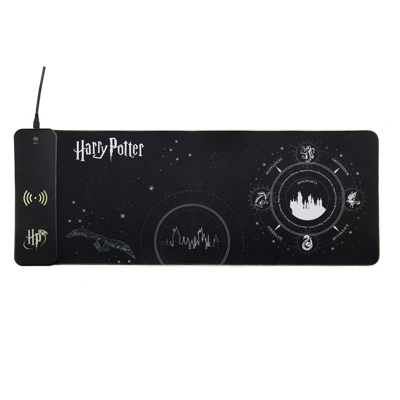 Tapis de souris gamer Harry Potter XL avec chargeur sans contact