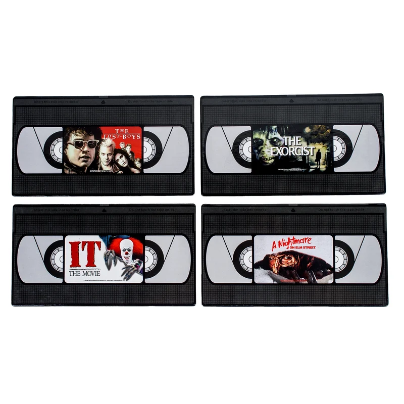 Dessous de plat de cassette d'horreur