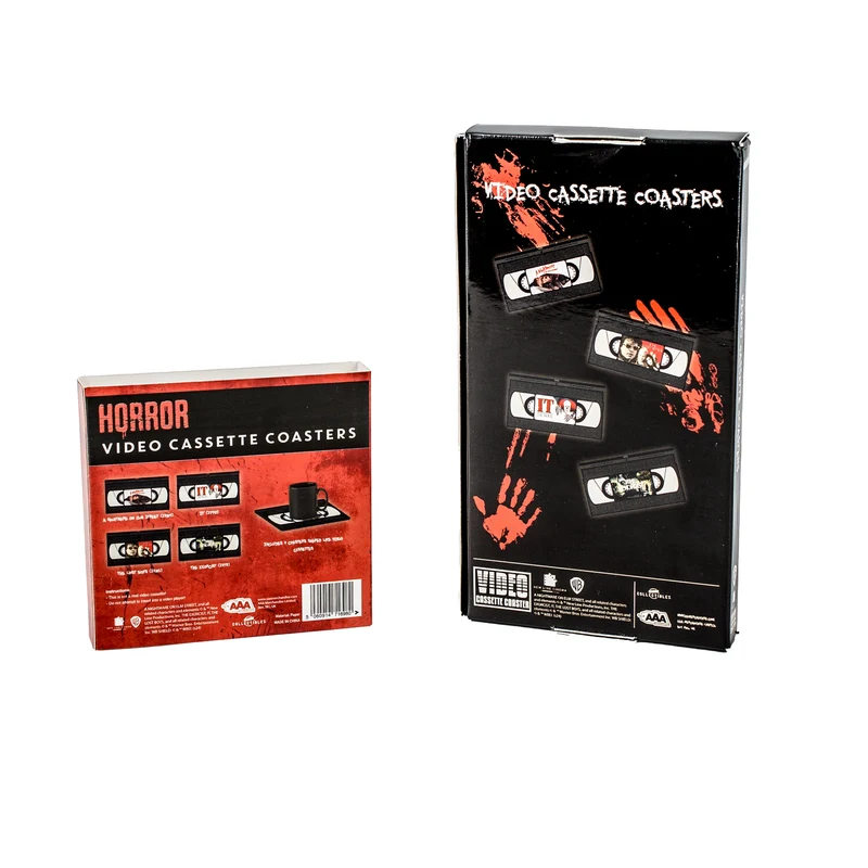 Dessous de plat de cassette d'horreur