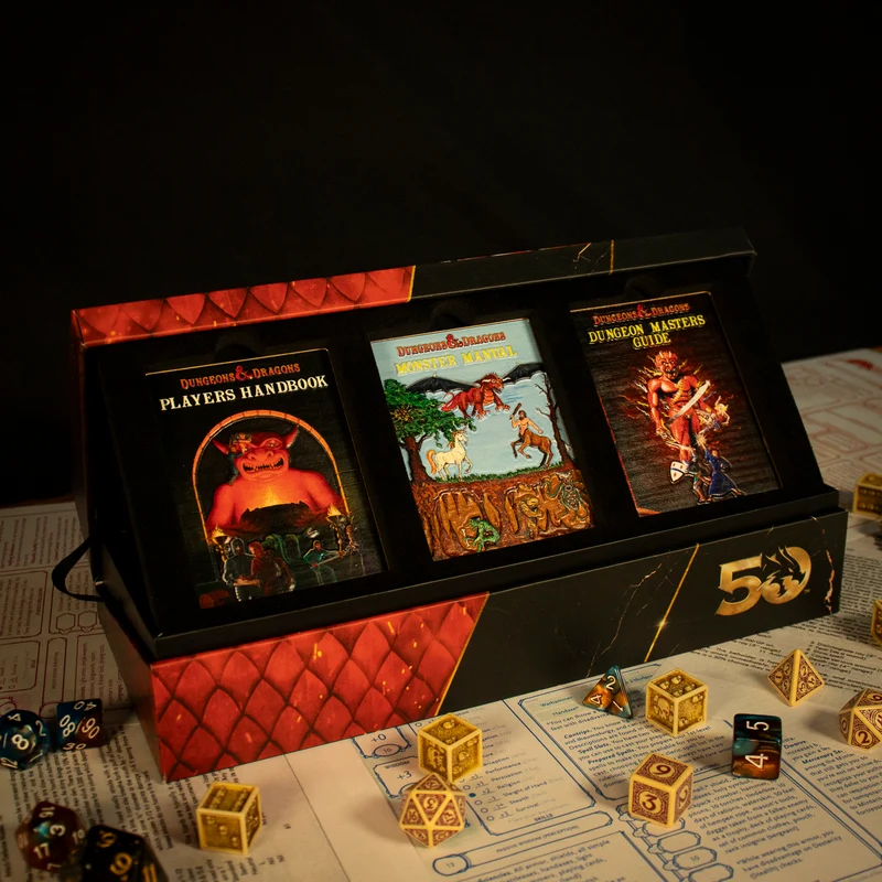 Dungeons & Dragons Première édition Set limité de lingots métalliques pour le 50ème anniversaire