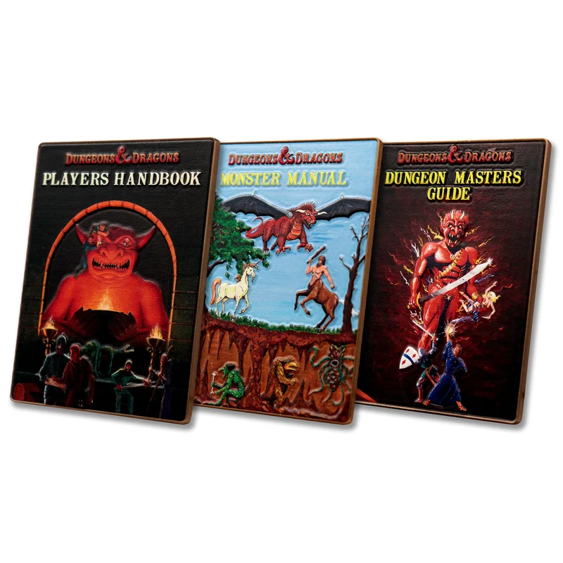 Dungeons & Dragons Première édition Set limité de lingots métalliques pour le 50ème anniversaire