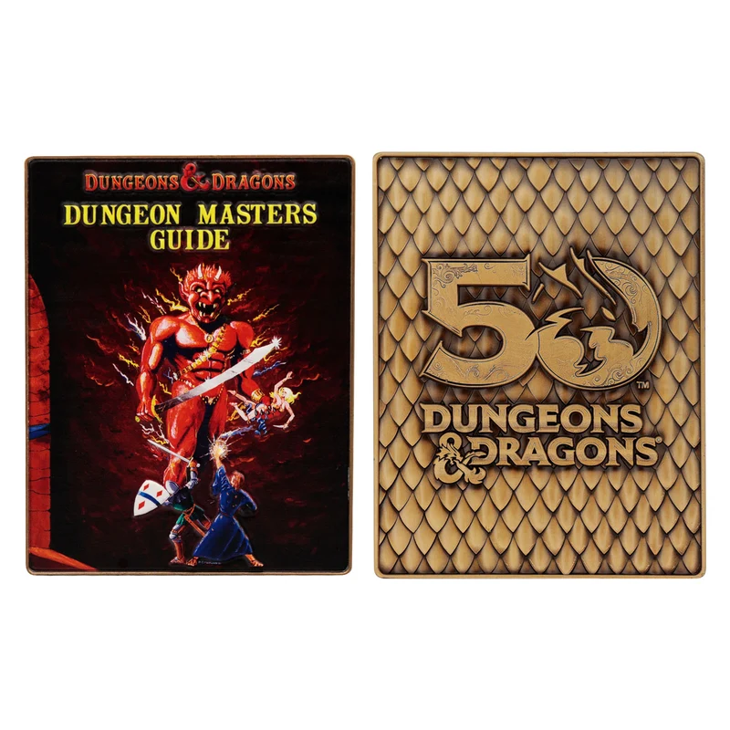 Dungeons & Dragons Première édition Set limité de lingots métalliques pour le 50ème anniversaire