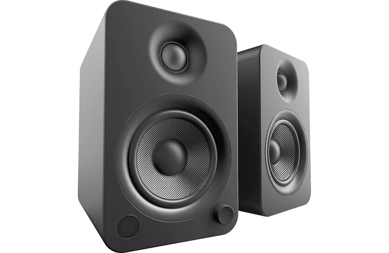 Kanto YU4 - Haut-parleurs d'étagère amplifiés 70W Bluetooth® Phono