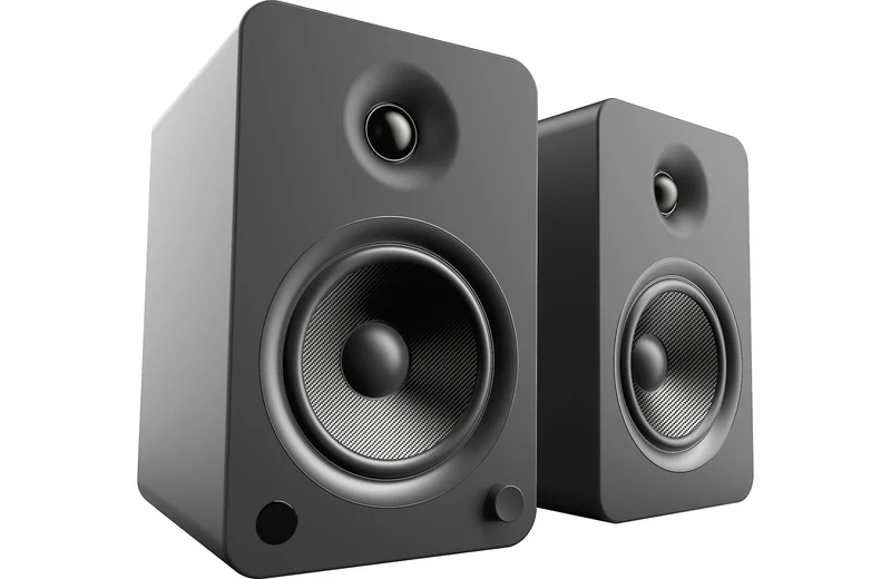 Kanto YU6 - Haut-parleurs d'étagère amplifiés 100W Bluetooth® Phono