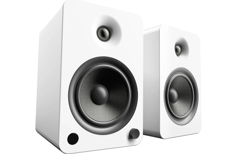 Kanto YU6 - Haut-parleurs d'étagère amplifiés 100W Bluetooth® Phono