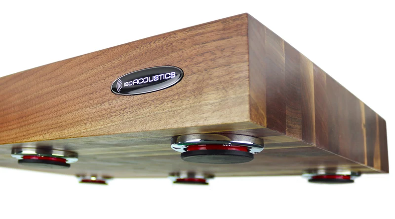 IsoAcoustics Delos2216W2 Noyer - Bloc isolant 22"L x 16"P x 3"H