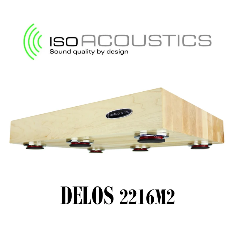 IsoAcoustics Delos 2216M2 Érable - Bloc isolant 22"L x 16"P x 3"H