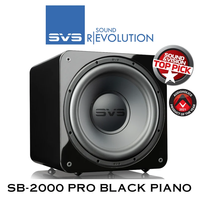 SVS SB-2000 Pro Piano - Caisson de basses 550W avec haut-parleur de graves 12''
