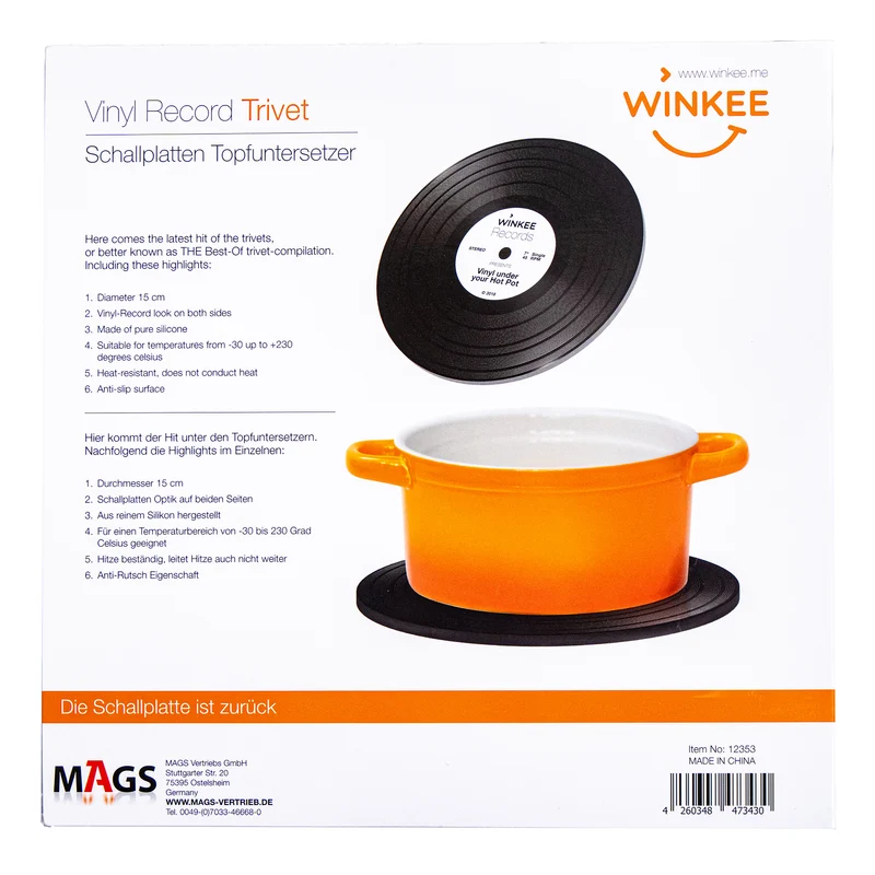 Dessous de plat en vinyle