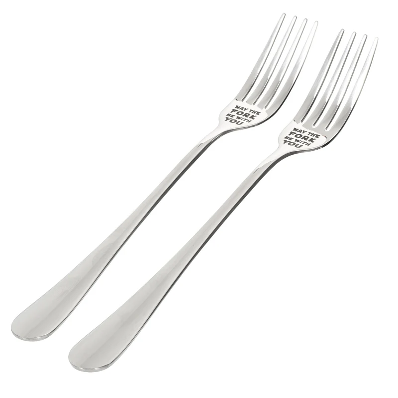 Fourchette "May the fork be with you" (que la fourchette soit avec toi)
