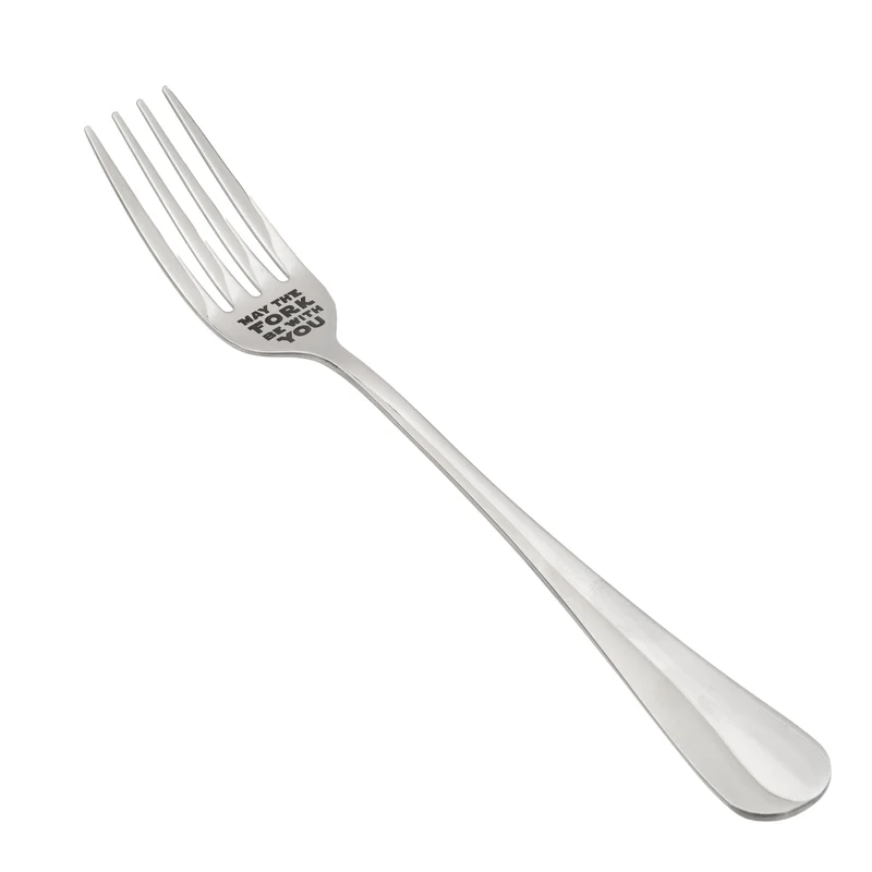 Fourchette "May the fork be with you" (que la fourchette soit avec toi)