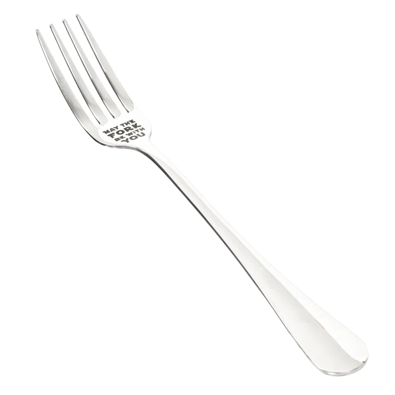 Fourchette "May the fork be with you" (que la fourchette soit avec toi)
