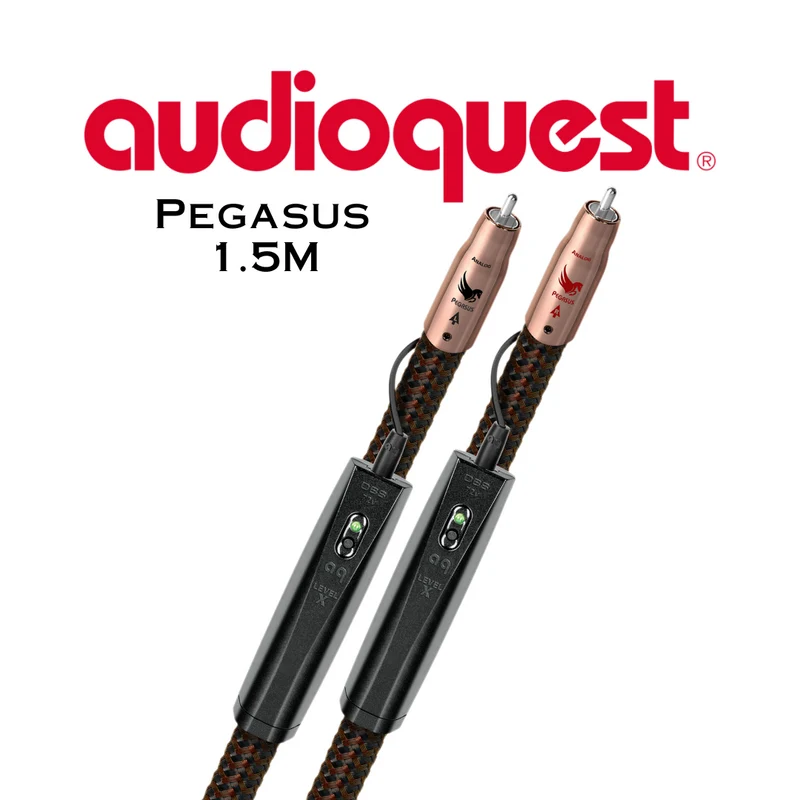 Audioquest Pegasus - Câble d'interconnexions RCA 72 V DBS (paire)
