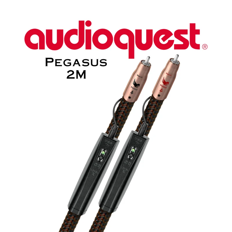Audioquest Pegasus - Câble d'interconnexions RCA 72 V DBS (paire)