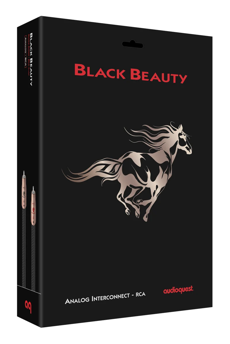 Audioquest Black Beauty - Câbles d'interconnexion RCA-RCA, zéro tech