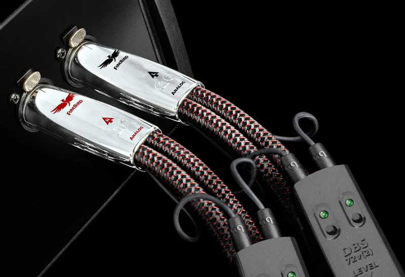 Audioquest Firebird - Câble audio RCA-RCA ◉ 72 V DBS (paire)