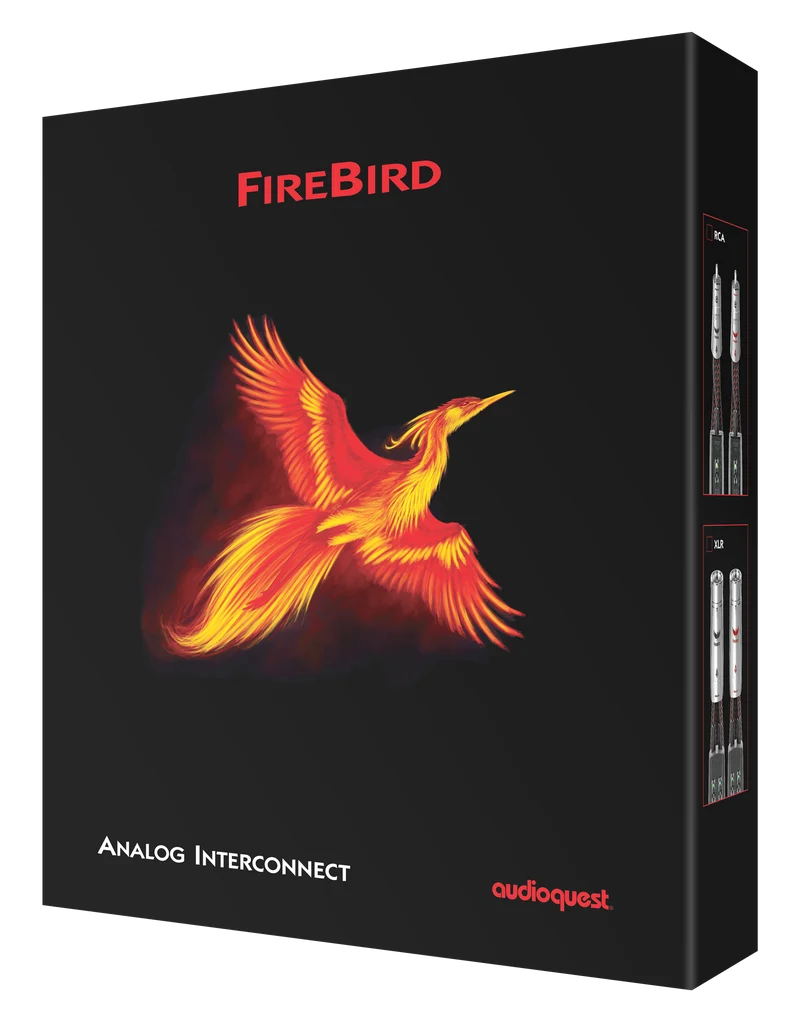 Audioquest Firebird - Câble audio RCA-RCA ◉ 72 V DBS (paire)