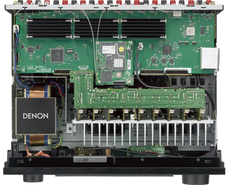 Denon AVRX4800H - Récepteur cinéma maison 9.4, 8K, 125W, 9 canaux amplifés, Dolby Atmos, 4K/120Hz