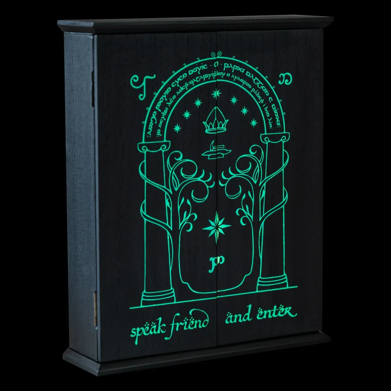 Les portes du Seigneur des Anneaux de Durin Armoire à clés