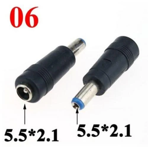 Convertisseur de fiches d'adaptation Input 5.5x2.1mm