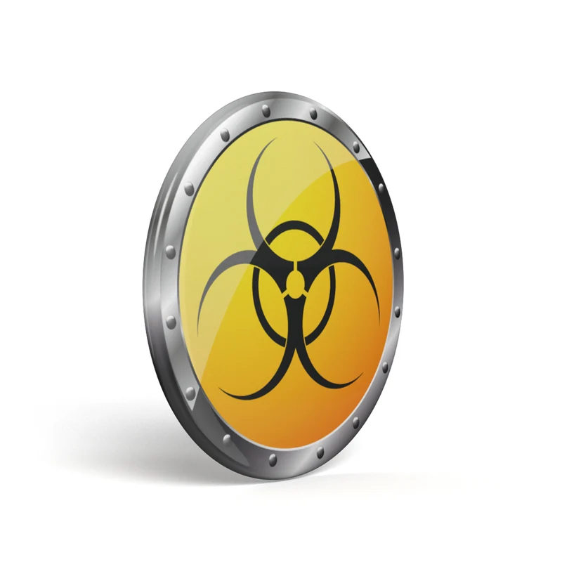 Geek Button Biohazard