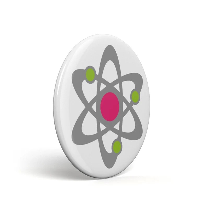 Modèle atomique Geek Button