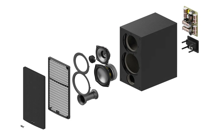 ELAC Uni-Fi 2.0 UB52 - Enceintes acoustiques d'étagère d'espace limité