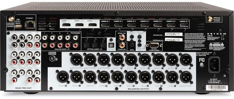 Anthem AVM90 8K - Préamplificateur/processeur cinéma maison 15.4 canaux