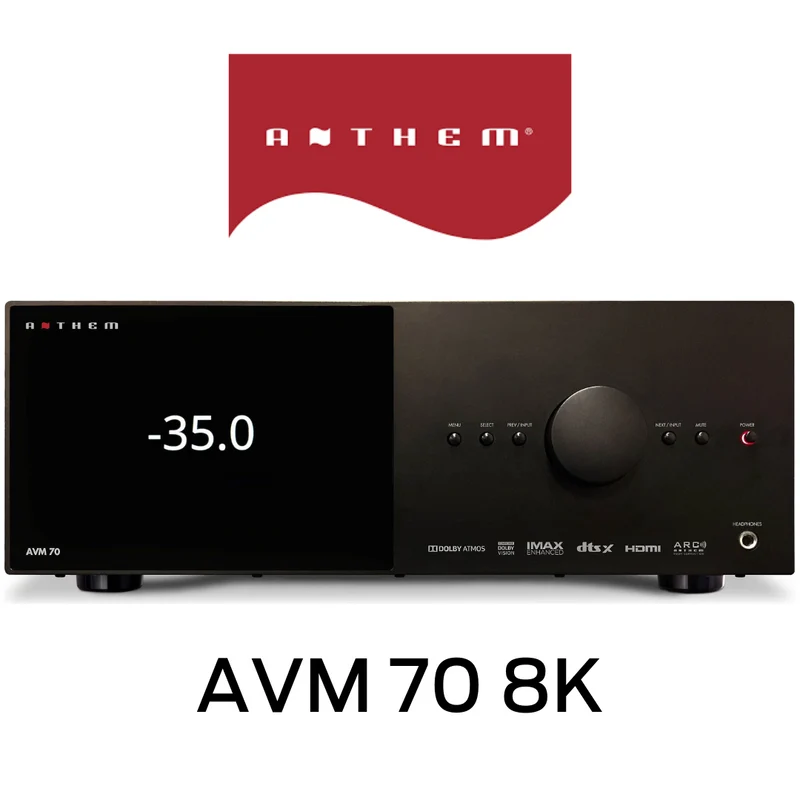 Anthem AVM 70 8K - Préamplificateur/processeur cinéma maison 15.2 canaux