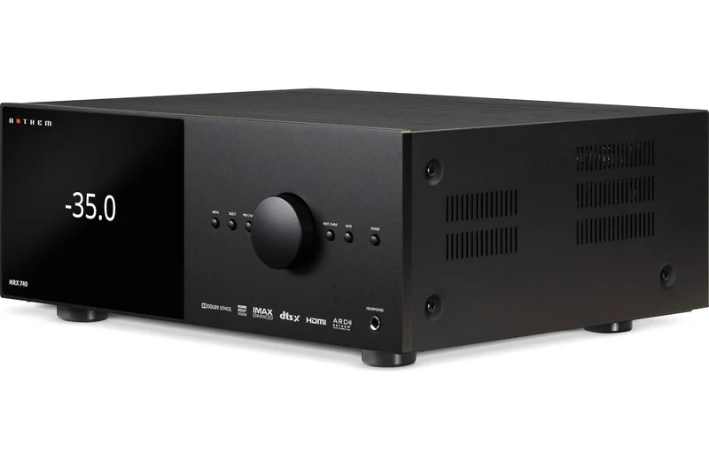 Anthem MRX740 8K - Récepteur cinéma maison 7.2, 8K, 140W, 7 canaux amplifiés, 11.2 préamplifiés, Calibration ARC