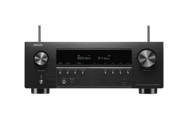 Denon AVR970H - Récepteur cinéma maison 7.2, 8K, 70W, 7 canaux amplifiés, Dolby Atmos