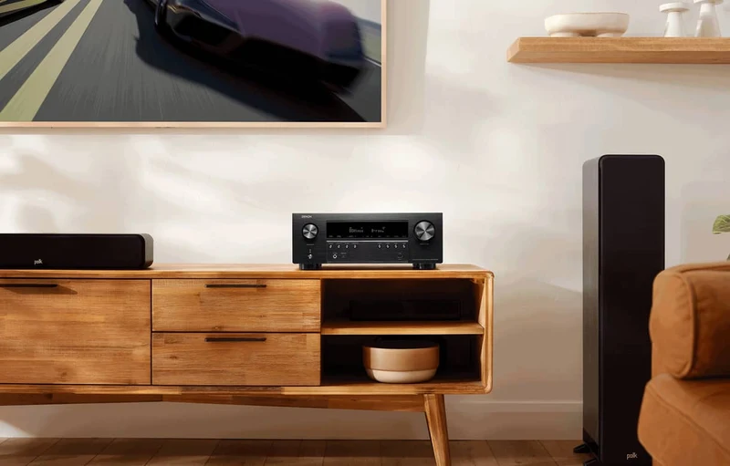Denon AVR970H - Récepteur cinéma maison 7.2, 8K, 70W, 7 canaux amplifiés, Dolby Atmos