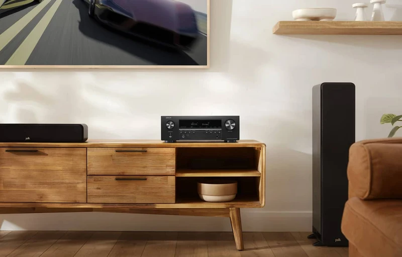 Denon AVR570BT - Récepteur cinéma maison 5.2, 70W, 5 canaux amplifiés, vidéo 8K
