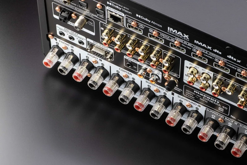 Marantz Cinema 40 - Récepteur cinéma maison 9.4, 8K, 125w, 9 canaux amplifiés, Dolby Atmos, DTS:X