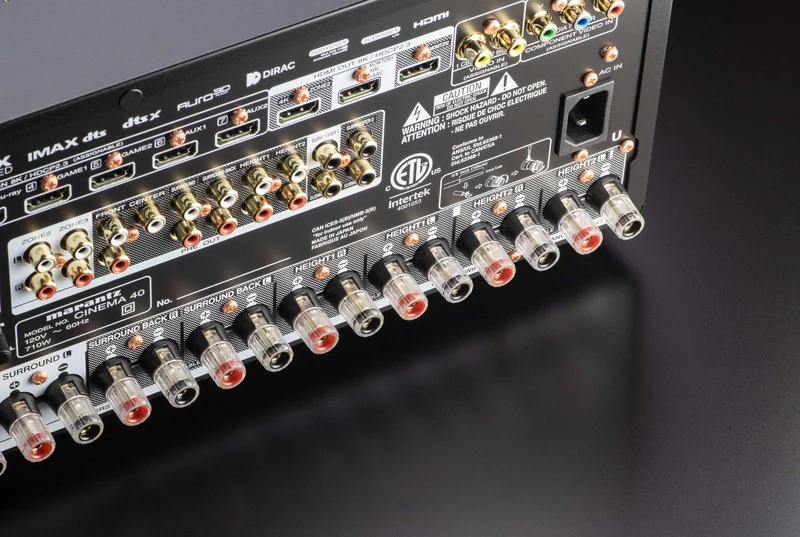 Marantz Cinema 40 - Récepteur cinéma maison 9.4, 8K, 125w, 9 canaux amplifiés, Dolby Atmos, DTS:X