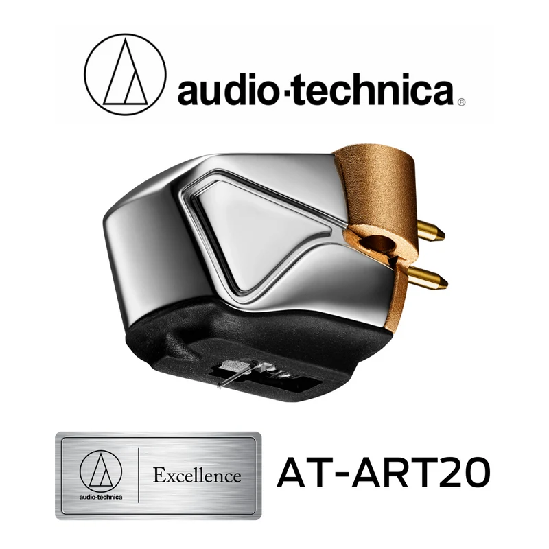 audio-technica AT-ART20 - Cartouche à bobine mobile (Moving Coil - MC) basse sortie cantilever en bore