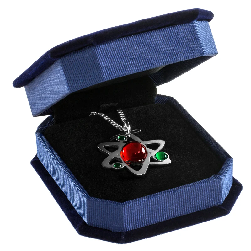 Collier Geek Gem modèle atomique