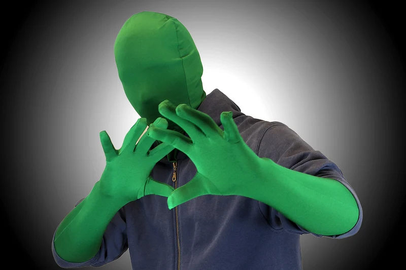 Ensemble de costume : cagoule et gants